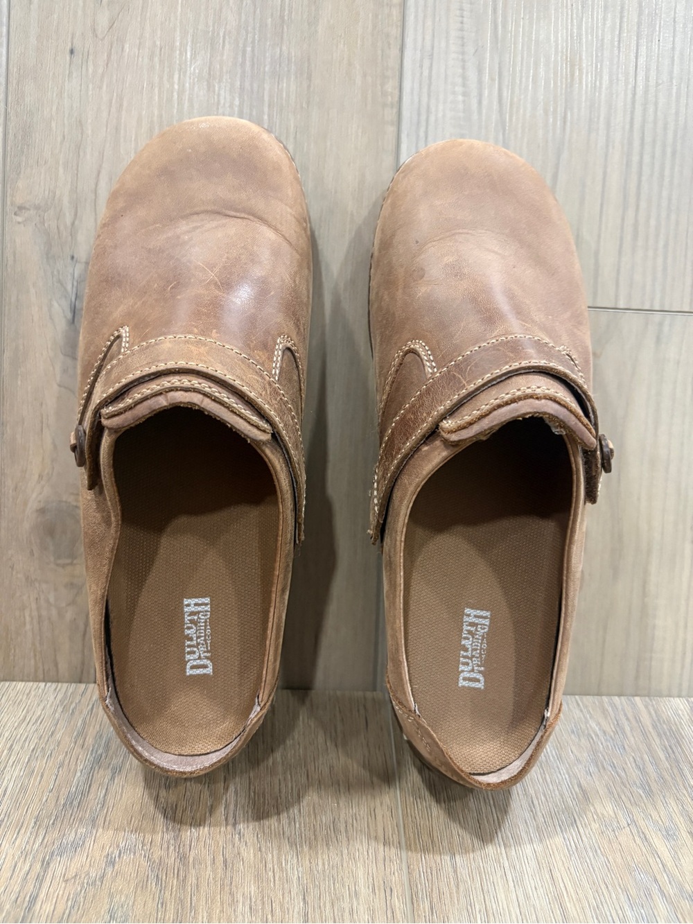Duluth Trading Co 23602 Women's Andina Leather Mule Shoes Slip On Size 8.5